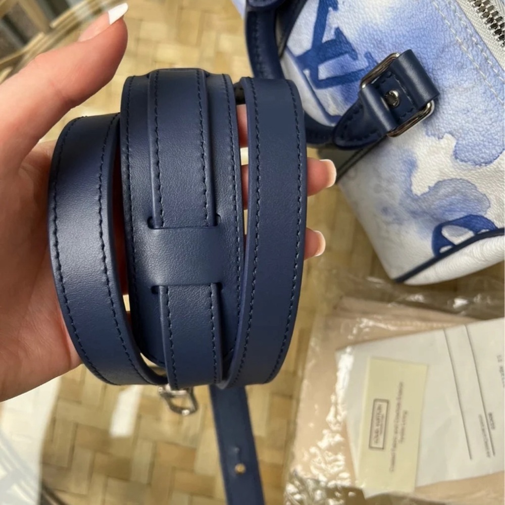 LV Louis Vuittion Keepall Bandouliere Bag Limited Edition Monogram Watercolor. - Picture 5 of 12